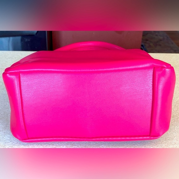 KAYLA + AVA Hot Pink Vegan Leather Handbag, NWOT - Picture 3 of 11